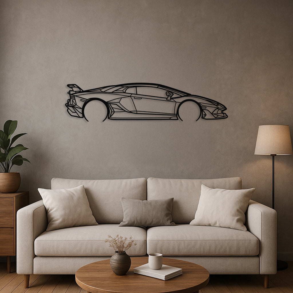 Standard SVJ Silhouette Metal Wall Art