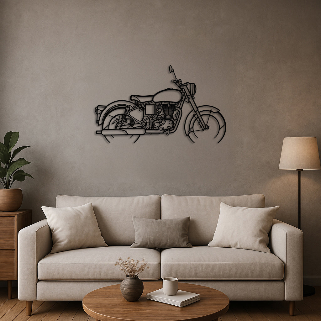 Standard 2015 Bullet Silhouette Metal Wall Art