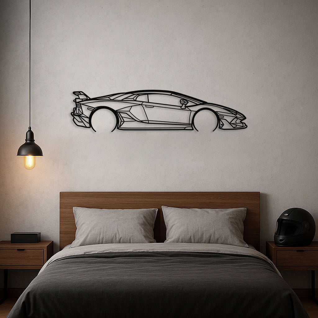 Standard SVJ Silhouette Metal Wall Art