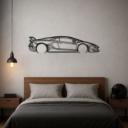 Standard SVJ Silhouette Metal Wall Art