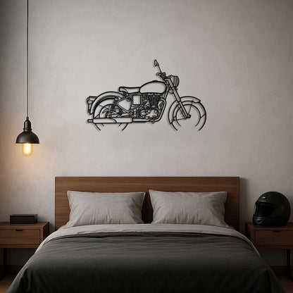 Standard 2015 Bullet Silhouette Metal Wall Art