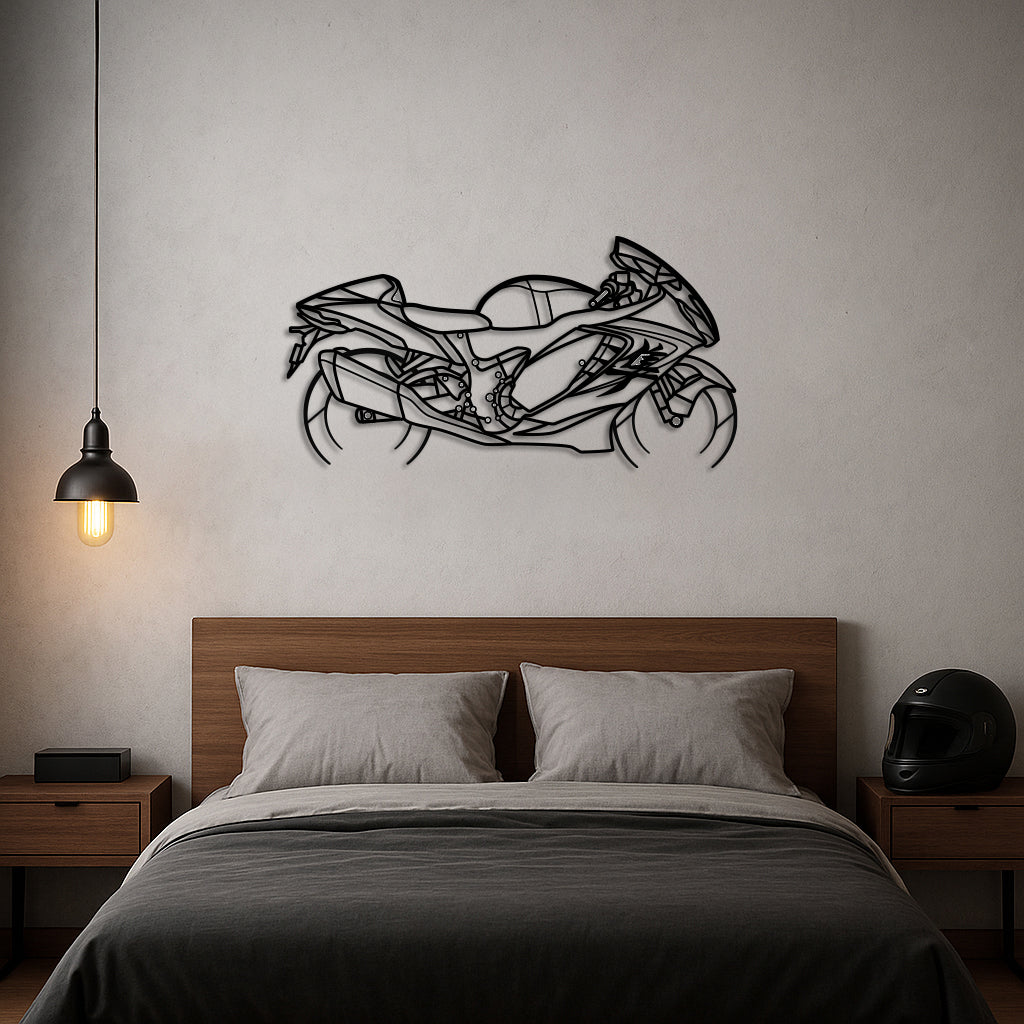 Standard Gen 3 Busa Silhouette Metal Wall Art