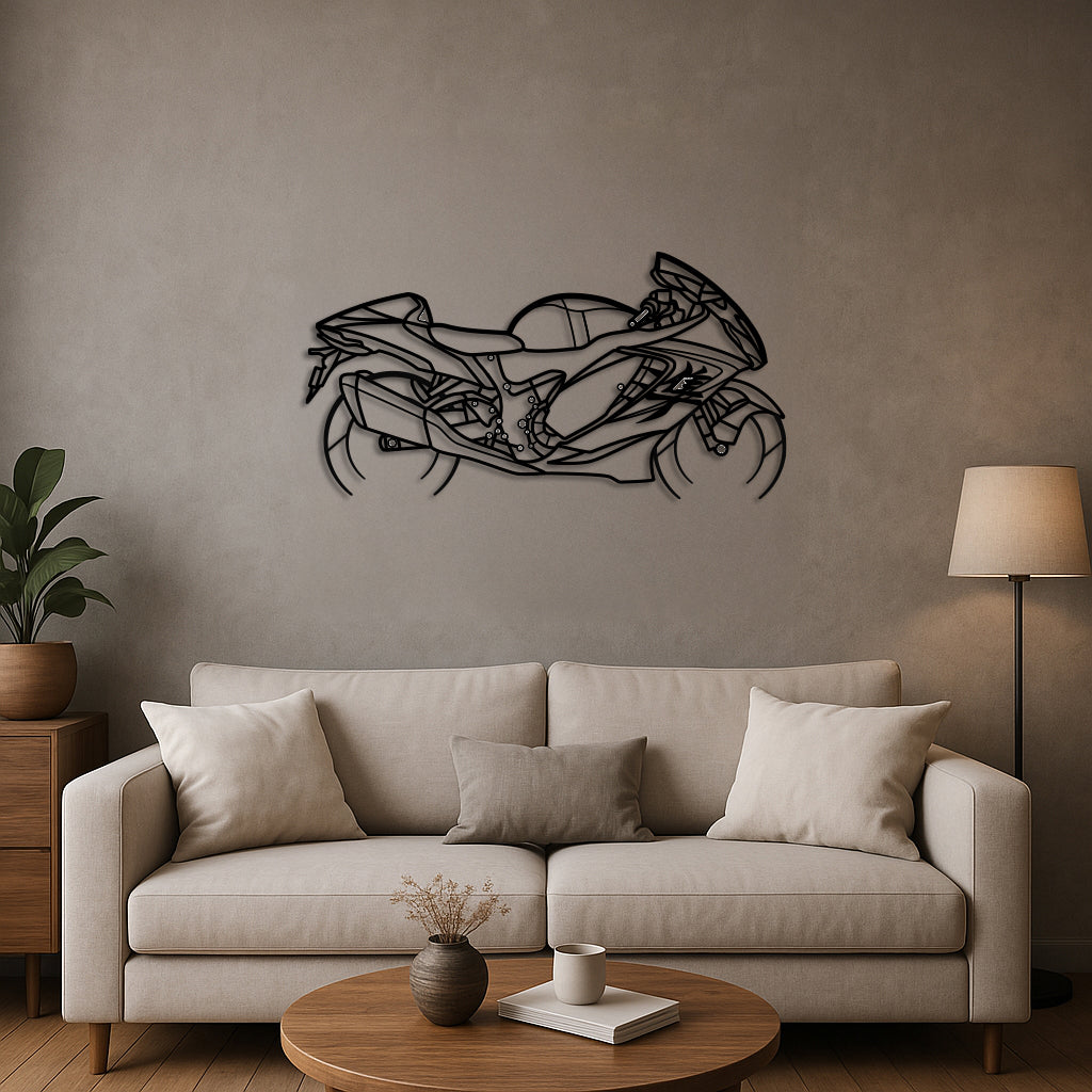 Standard Gen 3 Busa Silhouette Metal Wall Art