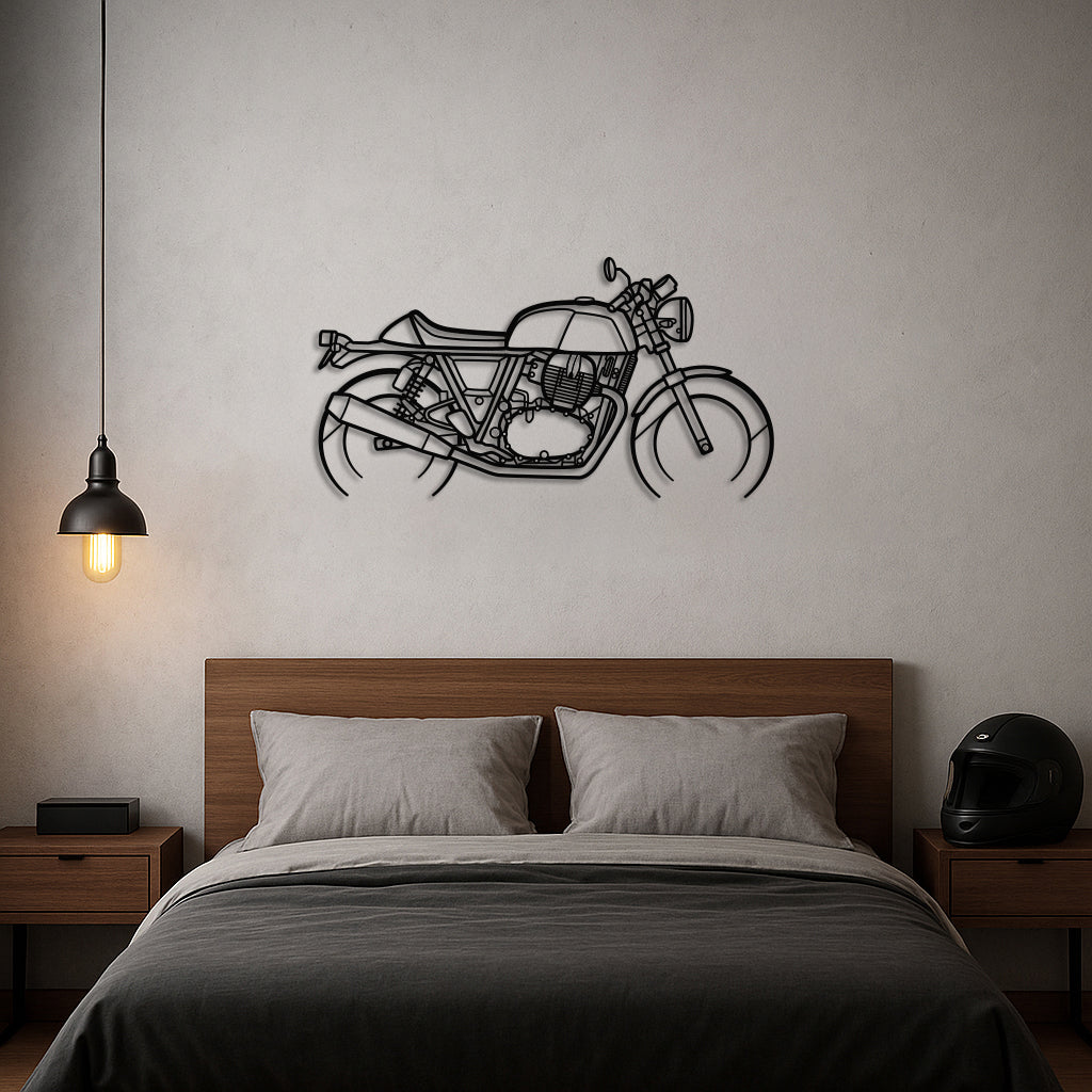 Standard 2019 GT650 Silhouette Metal Wall Art