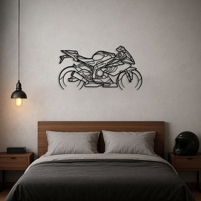 Standard Gen 2 S1000RR Silhouette Metal Wall Art