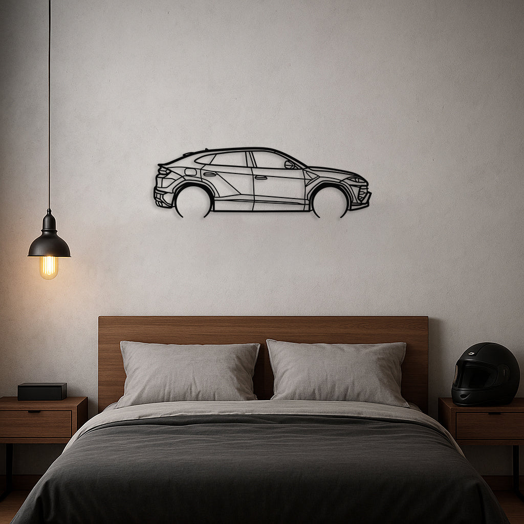 Standard Silhouette Metal Wall Art based on Urus