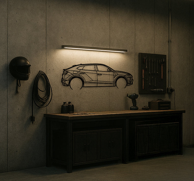 Standard Silhouette Metal Wall Art based on Urus