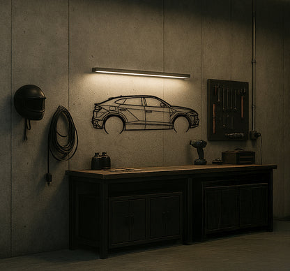 Standard Silhouette Metal Wall Art based on Urus