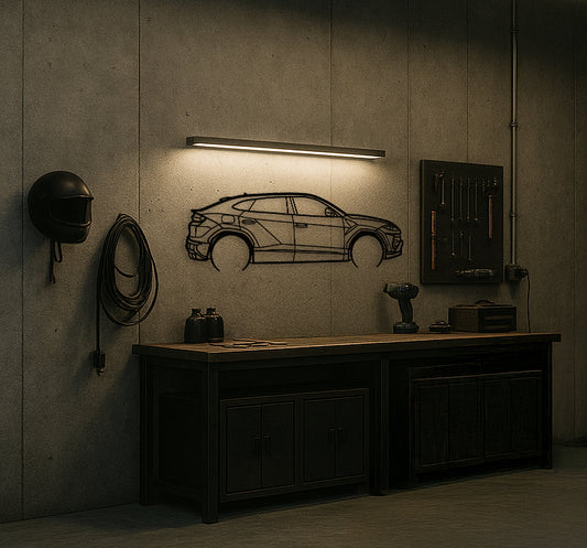 Standard Silhouette Metal Wall Art based on Urus