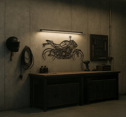 Standard Z900 Silhouette Metal Wall Art