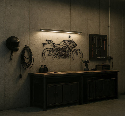 Standard Z900 Silhouette Metal Wall Art