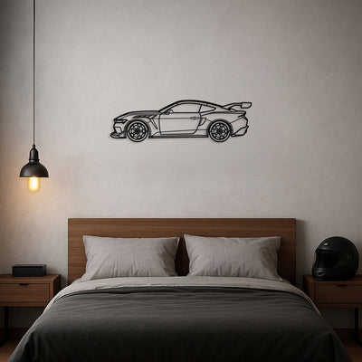 2025 High-Performance American Muscle Car Silhouette Metal Wall Art