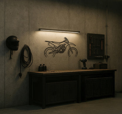 450MX Off-Road Performance Bike Silhouette Metal Wall Art